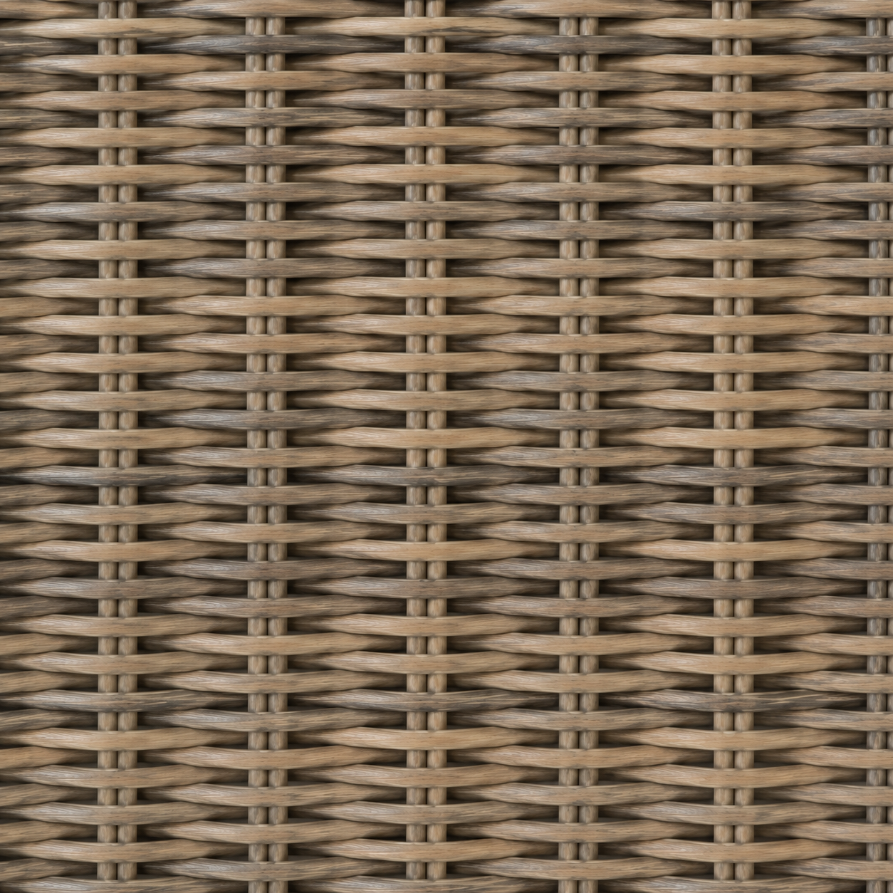Close-up of Marrakech premium half-round rattan wicker weave