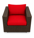 Marrakech outdoor club chair in Sunbrella Canvas Jockey Red