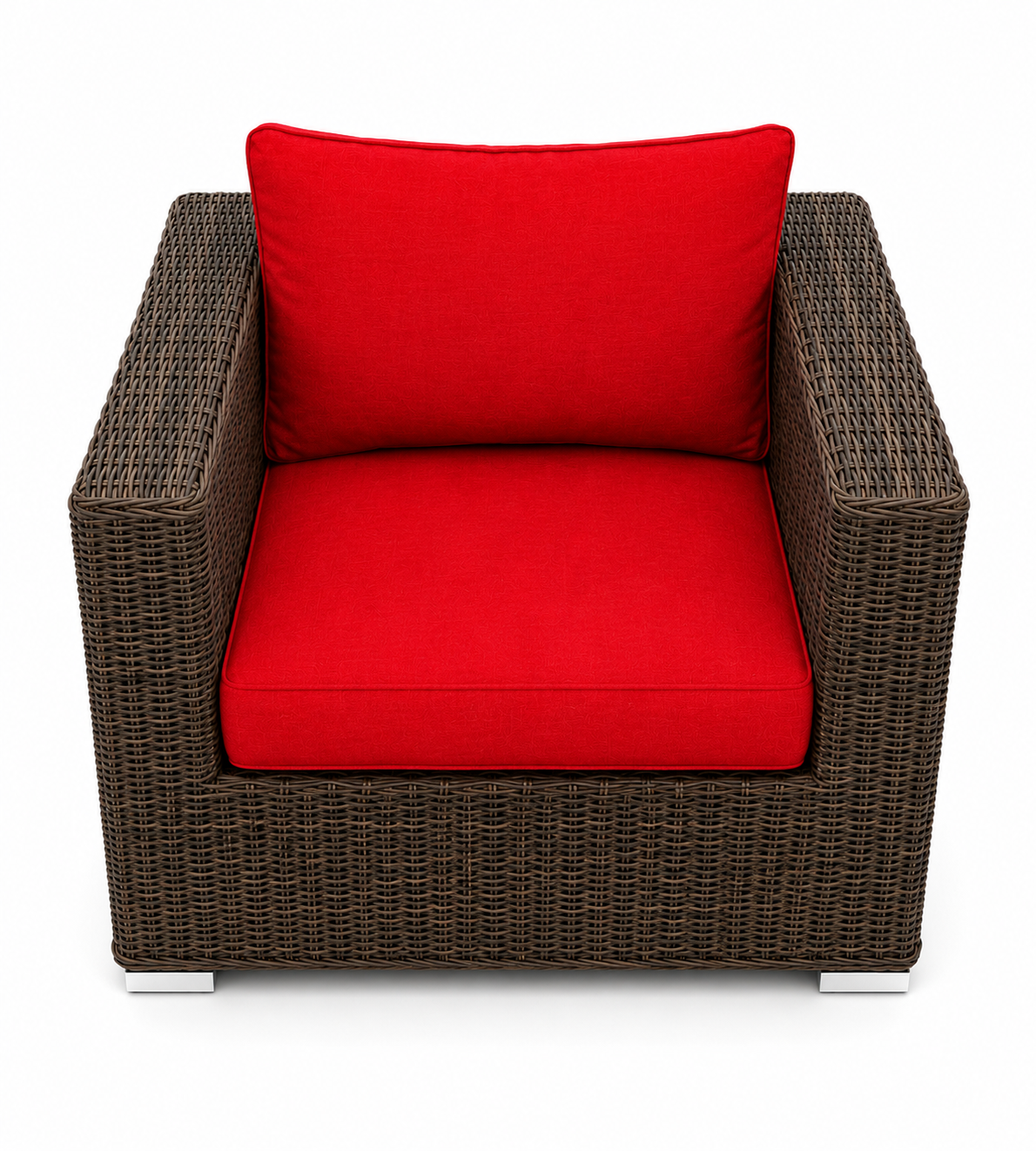 Marrakech outdoor club chair in Sunbrella Canvas Jockey Red